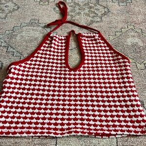 Size M Zara sweater halter crop top